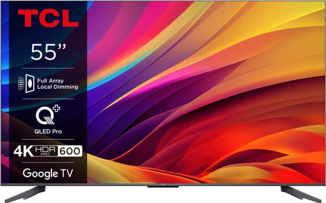 TCL 55" QLED810 4K QLED Smart TV (2024) - Bra skick – Mindre spår av användning
