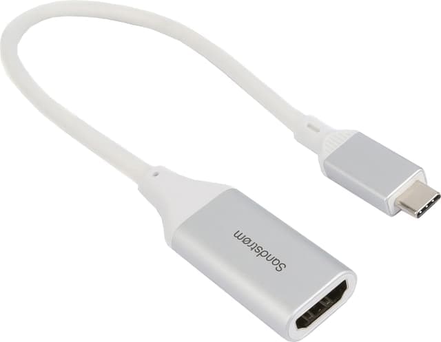 Sandstrøm USB-C- till HDMI-adapter - Nyskick - i originalförpackning