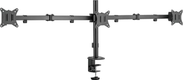 Essentials Tripple Static monitorarm (svart) - Nyskick - i originalförpackning