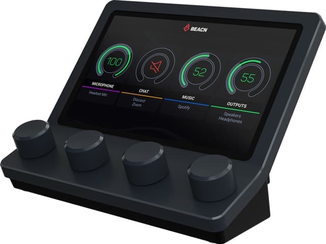 Beacn Mix ljudkontroll (svart) - Nyskick - i originalförpackning