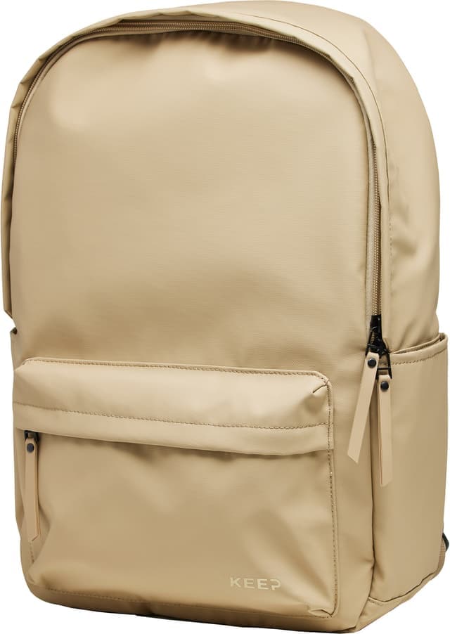 Keep ryggsäck för bärbar dator 15.6" (beige) - Använt skick – Synliga skador, fullt funktionell