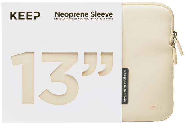 KEEP 13,6" Neopren MacBook-fodral (Moonlight) - Nyskick - i originalförpackning