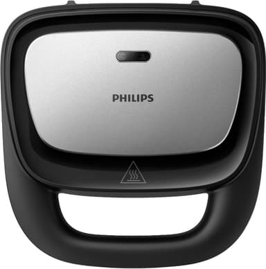 Philips 5000 Series smörgåsgrill HD2350/80 (svart/rostfritt stål) - Nyskick - i originalförpackning