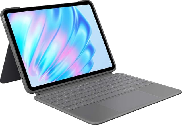 Logitech Combo Touch tangentbordsfodral för iPad Air 11 (M2) (grå) - Nyskick - i originalförpackning