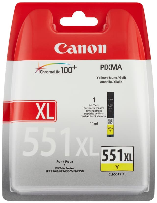 Canon Bläckpatron CLI-551XL Gul - Nyskick - i originalförpackning