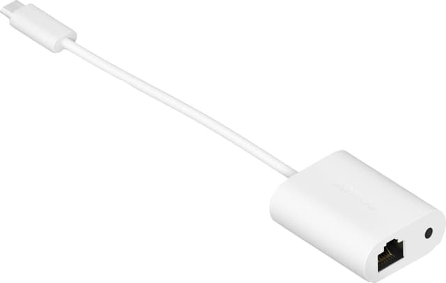 Sonos Combo-adapter ethernet/3.5mm till USB-C (vit) - Nyskick - originalförpackning saknas