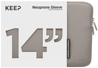 KEEP 14" Neopren MacBook-fodral (Portabella) - Nyskick - originalförpackning saknas