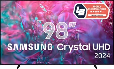 Samsung 98" DU9005 4K Smart TV (2024) - Bra skick – Mindre spår av användning