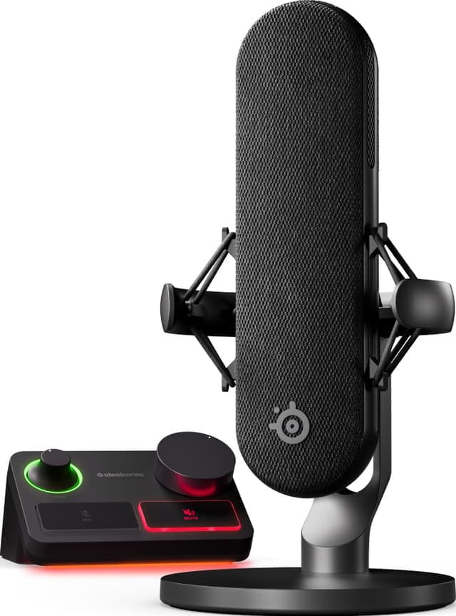 SteelSeries Alias mikrofon med XLR streammixer - Nyskick - originalförpackning saknas