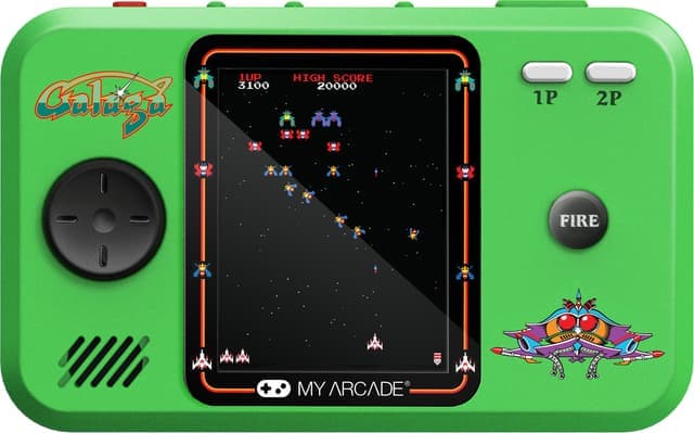 My Arcade Pocket Player Pro Galaga handhållen konsol - Nyskick - originalförpackning saknas