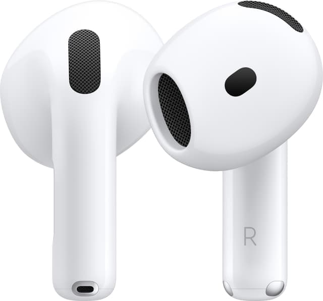 Apple AirPods 4 med aktiv brusreducering (2024) med trådlöst laddningsetui (USB-C) - Nyskick - i originalförpackning