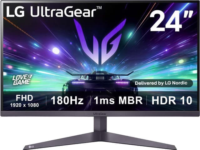 LG UltraGear 24GS50F 23.8" bildskärm gaming - Nyskick - originalförpackning saknas