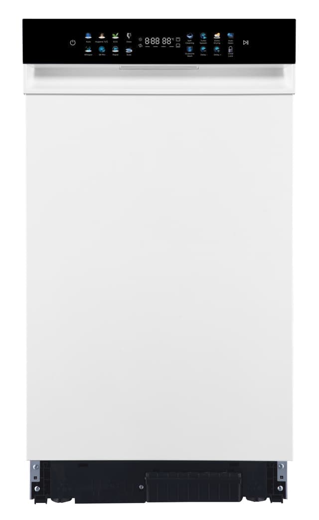 Epoq Diskmaskin EDW45B42W23 (vit/svart 45cm) - Liten buckla på höger sida