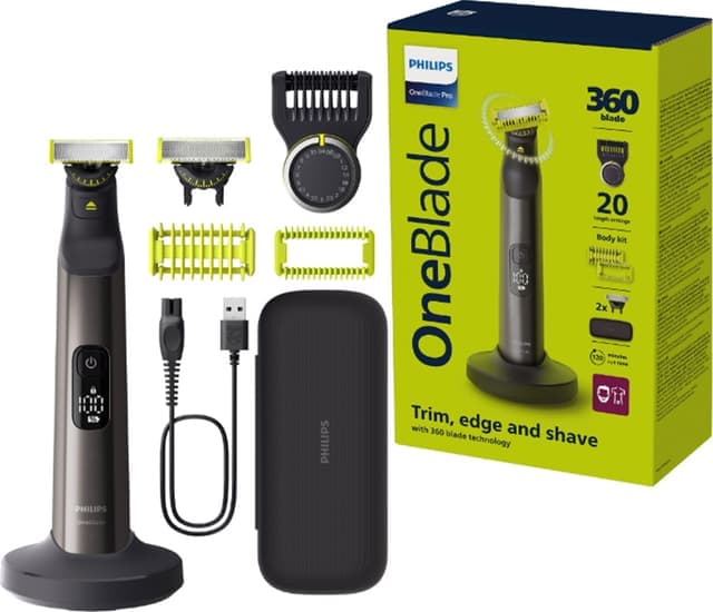 Philips OneBlade Pro 360 ansikts- och kroppstrimmer QP6652/61 - Nyskick - i originalförpackning