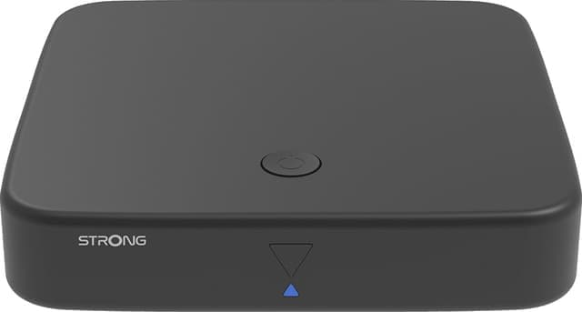 Strong Hybrid DVB-T2 & Android TV Box 4K UHD-strömningsenhet (svart) - Nyskick - i originalförpackning