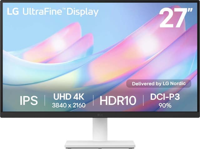 LG UltraFine 27US500 27" UHD/IPS/60Hz/5ms/350nit bildskärm - Nyskick - i originalförpackning