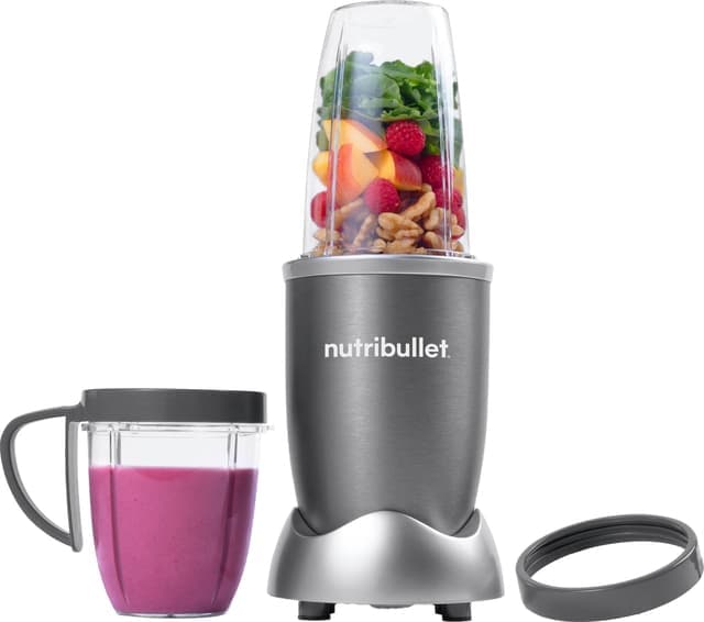 Nutribullet Original 600 blender NB606DG (mörkgrå) - Använt skick – Synliga skador, fullt funktionell