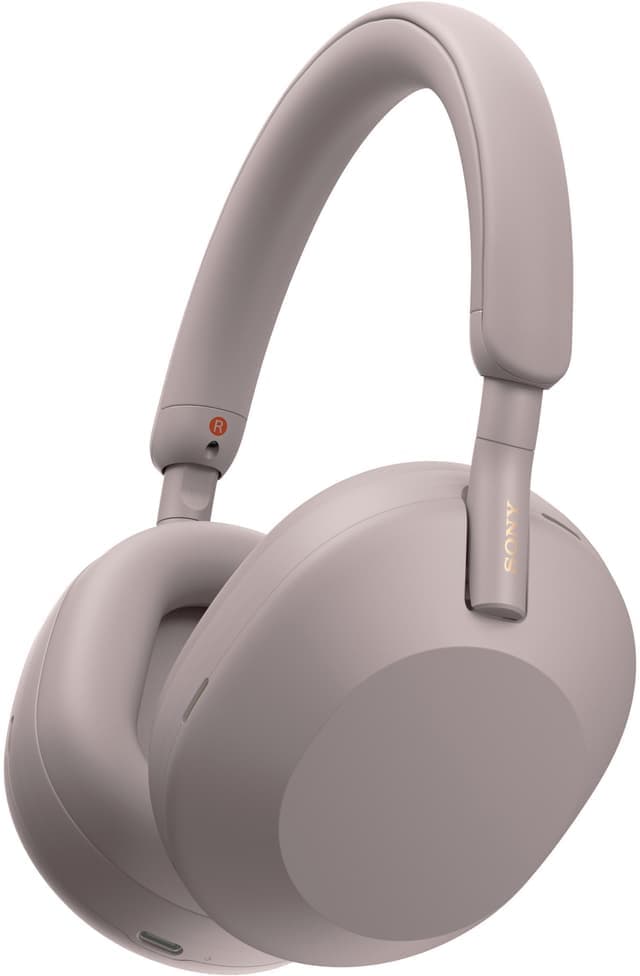 Sony WH-1000XM5 trådlösa around-ear hörlurar (smoky pink) - Nyskick - i originalförpackning