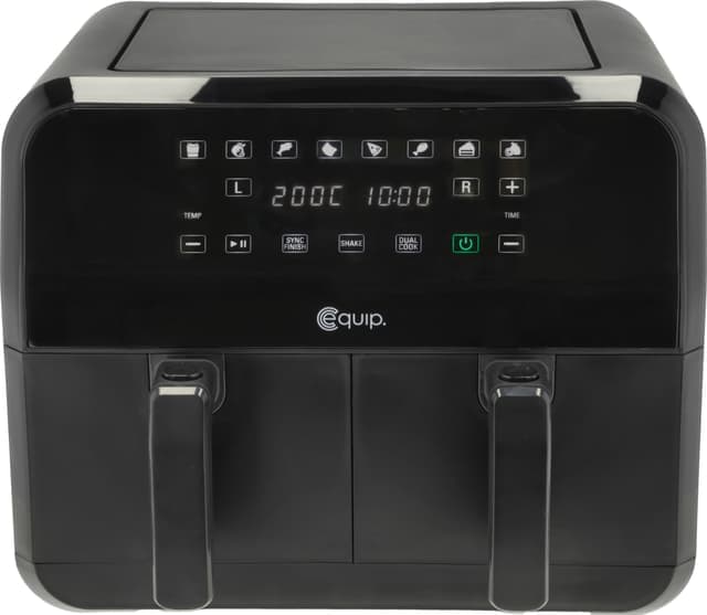 Equip Dual airfryer 8L 34761 (svart) - Fint skick - lite slitage