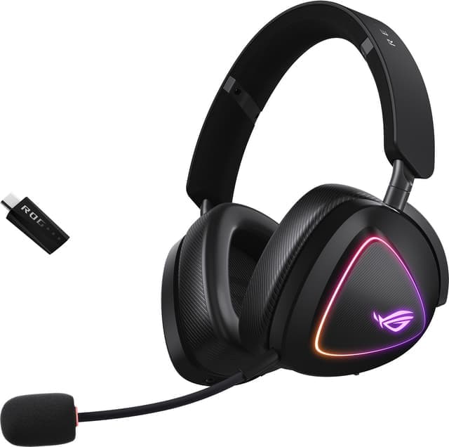 Asus ROG Delta II gamingheadset (svart) - Nyskick - i originalförpackning