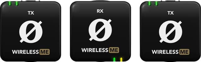 RØDE ME Dual trådlöst mikrofonsystem RØDEMEDUAL (svart) - Nyskick - i originalförpackning