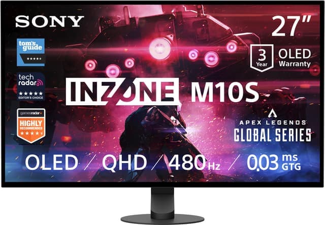 Sony Inzone M10S  27" QHD/OLED/480Hz/0,03ms/HAS bildskärm gaming - Nyskick - i originalförpackning