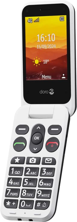 Doro Leva L31 mobiltelefon (grafit) - Nyskick - i originalförpackning
