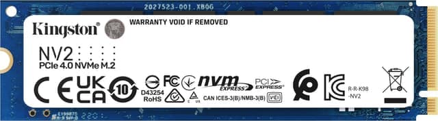 Kingston NV3 M.2 NVMe Gen 4 intern SSD (1TB) - Nyskick - i originalförpackning