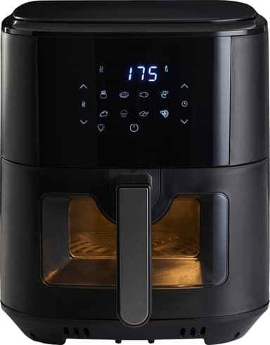 Day airfryer 100543 (svart och aluminium) - Nyskick - originalförpackning saknas