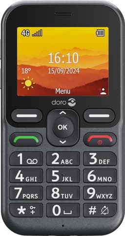 Doro Leva L11 mobiltelefon (grafit) - Nyskick - i originalförpackning