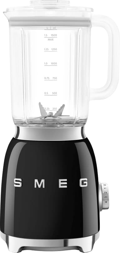 Smeg BLF03BLEU mixer (svart) - Nyskick - originalförpackning saknas