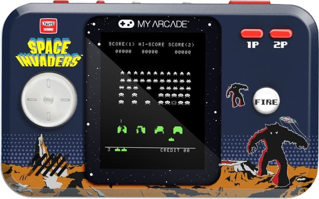 My Arcade Pocket Player Pro Space Invaders handhållen konsol - Nyskick - originalförpackning saknas