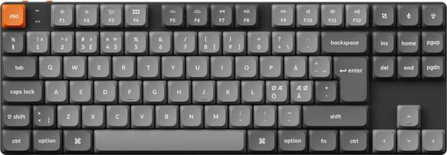 Keychron K1 Max tangentbord för gaming (Gateron Red Switches) - Nyskick - i originalförpackning