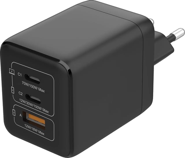 Logik 100W multiport GaN-laddare - Nyskick - i originalförpackning