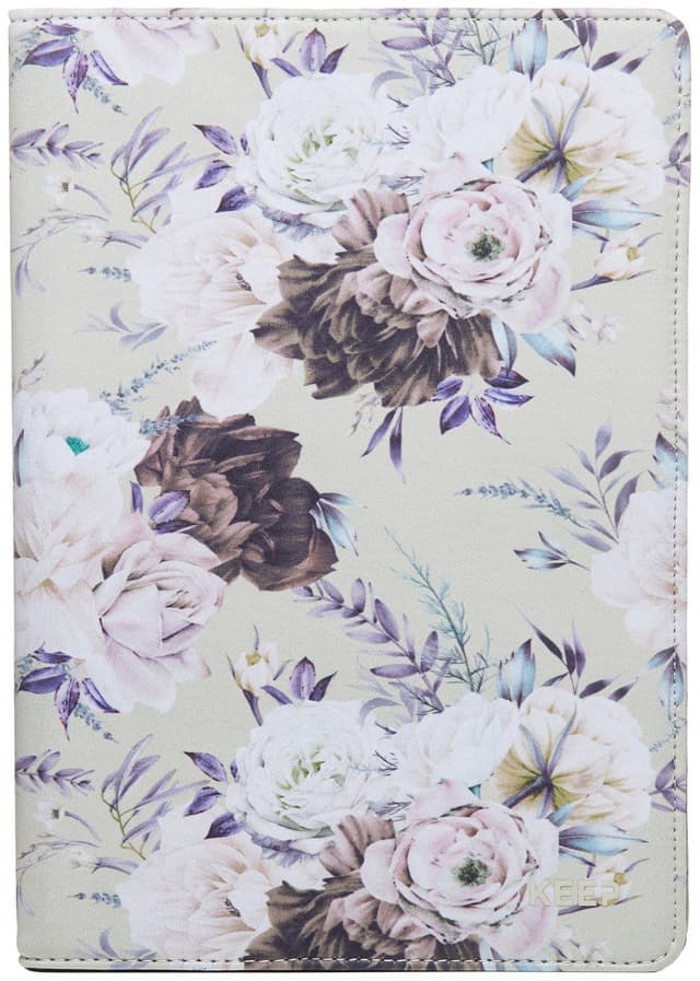 Keep iPad 10.2/10.5" fodral för surfplatta (silver blomma) - Nyskick - i originalförpackning