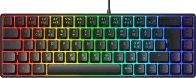 Next MX6 mini 65 gamingtangentbord (svart) - Nyskick - i originalförpackning