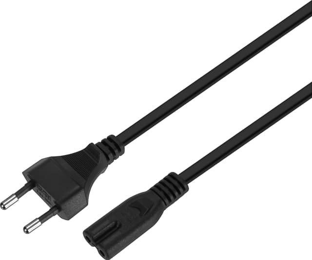 Logik LFIG825E strömkabel (2m) - Nyskick - i originalförpackning