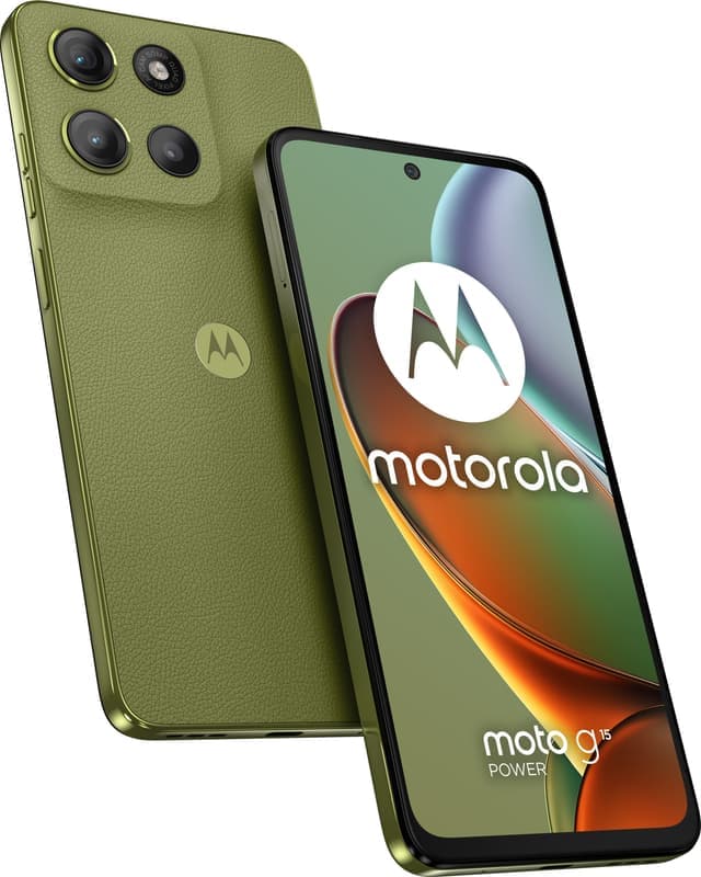 Motorola Moto G15 Power smartphone 8/256GB (grön) - Nyskick - i originalförpackning