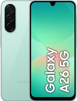 Samsung Galaxy A26 5G smartphone 6/128GB (Mint) - Nyskick - i originalförpackning