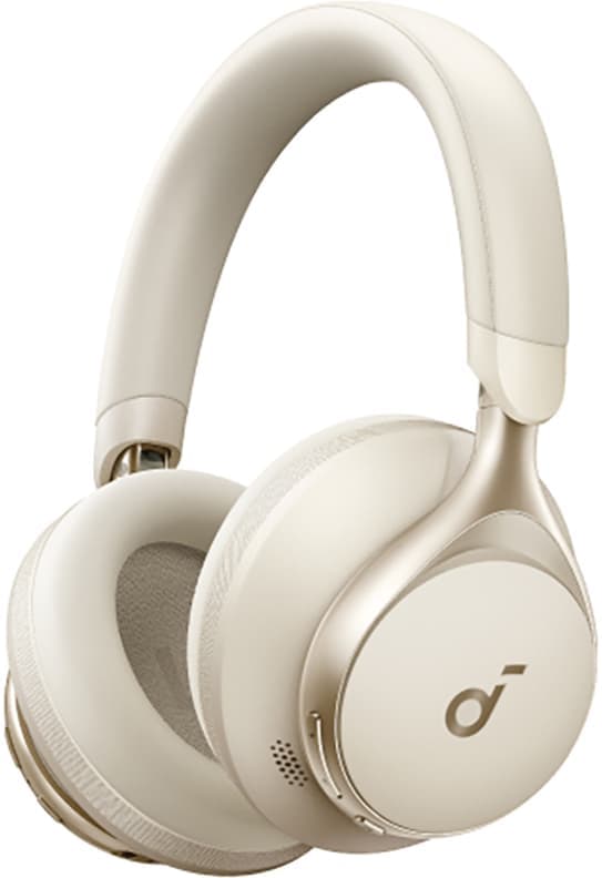 Soundcore Space One trådlösa around-ear hörlurar (vita) - Nyskick - i originalförpackning