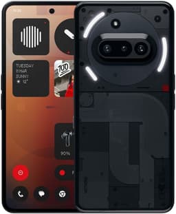 Nothing Phone (3a) 5G smartphone 8/128GB (svart) - Bra skick – Mindre spår av användning