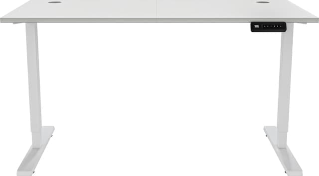 Piranha E-Base 120 höj- och sänkbart skrivbord (vit) - 