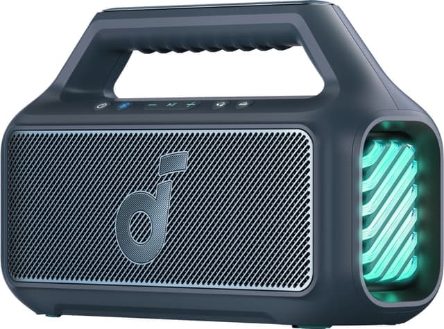 Soundcore Boom 2 bärbar trådlös högtalare (blå) - Nyskick - i originalförpackning