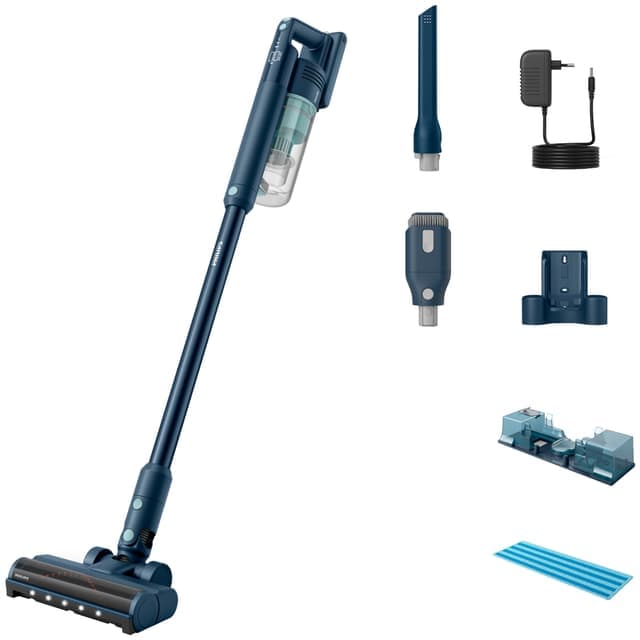 Philips 5000-serien sladdlös skaftdammsugare XC5041/01 (blå) - Nyskick - i originalförpackning