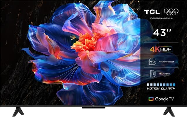 TCL 43" P69K 4K LED TV (2025) - Nyskick - i originalförpackning