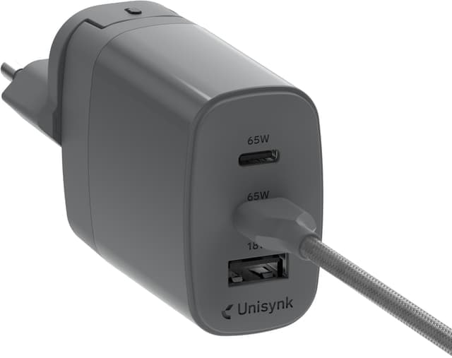 Unisynk 3-ports universalladdare - Nyskick - i originalförpackning