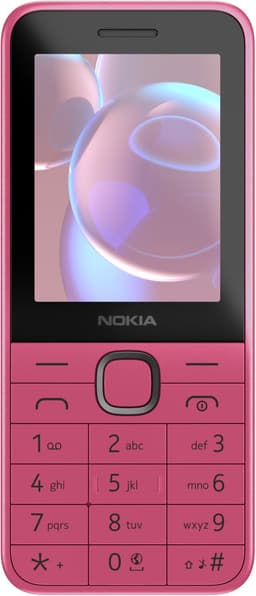 Nokia 225 4G mobiltelefon (rosa) - Nyskick - i originalförpackning