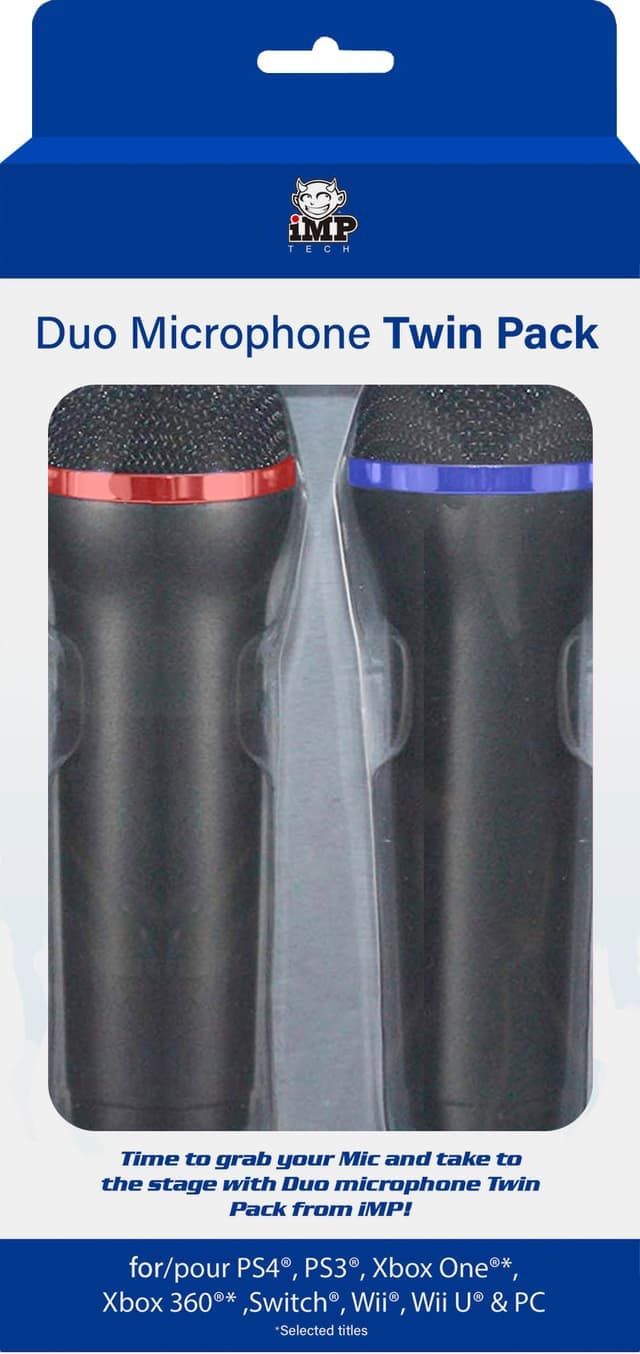 Maxx Tech mikrofon 2-pack - Nyskick - i originalförpackning