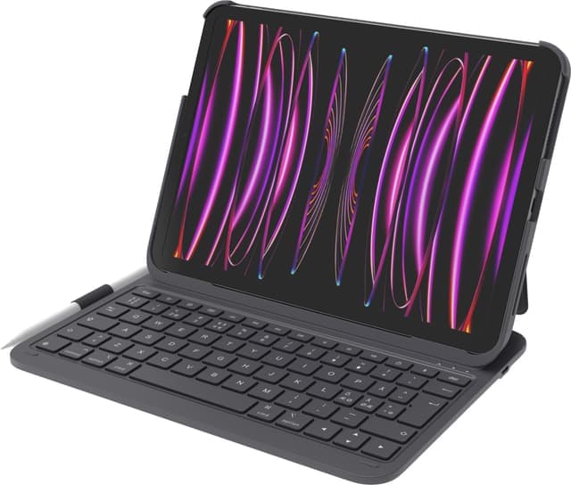 Sandstrøm tangentbordsfodral för iPad 11:e generationen (svart) - Nyskick - i originalförpackning