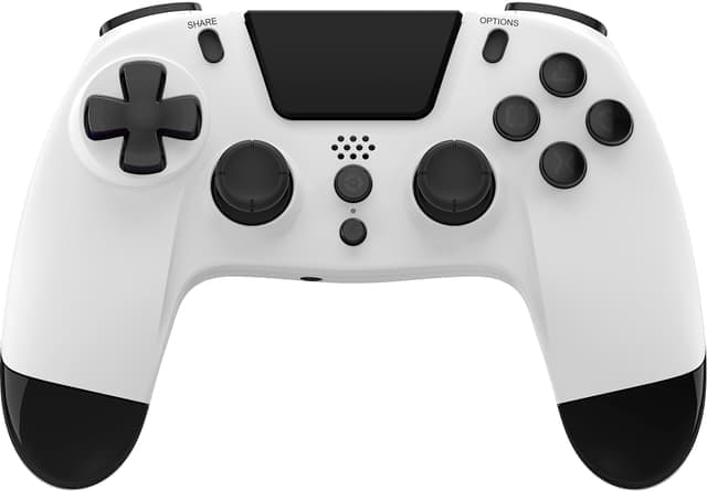 Gioteck VX-4 PlayStation 4 trådlös gamepad (vit) - Använt skick – Tydliga spår av användning